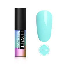 Load image into Gallery viewer, LILYCUTE Nail Art Gel 5ML Pure Nail Color UV LED Gel Nail Polish Long-lasting Macaron Soak off Varnish Gel Lacquer Nail Art DIY
