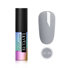 Load image into Gallery viewer, LILYCUTE Nail Art Gel 5ML Pure Nail Color UV LED Gel Nail Polish Long-lasting Macaron Soak off Varnish Gel Lacquer Nail Art DIY