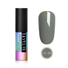 Load image into Gallery viewer, LILYCUTE Nail Art Gel 5ML Pure Nail Color UV LED Gel Nail Polish Long-lasting Macaron Soak off Varnish Gel Lacquer Nail Art DIY