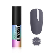 Load image into Gallery viewer, LILYCUTE Nail Art Gel 5ML Pure Nail Color UV LED Gel Nail Polish Long-lasting Macaron Soak off Varnish Gel Lacquer Nail Art DIY
