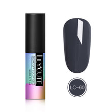 Load image into Gallery viewer, LILYCUTE Nail Art Gel 5ML Pure Nail Color UV LED Gel Nail Polish Long-lasting Macaron Soak off Varnish Gel Lacquer Nail Art DIY