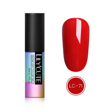 Load image into Gallery viewer, LILYCUTE Nail Art Gel 5ML Pure Nail Color UV LED Gel Nail Polish Long-lasting Macaron Soak off Varnish Gel Lacquer Nail Art DIY