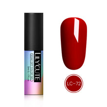 Load image into Gallery viewer, LILYCUTE Nail Art Gel 5ML Pure Nail Color UV LED Gel Nail Polish Long-lasting Macaron Soak off Varnish Gel Lacquer Nail Art DIY