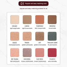 Load image into Gallery viewer, The New Nude Eyeshadow Palette Marble eyeshadow palette 12-color matte pearls popular for influencers from Ins,Tick-tok