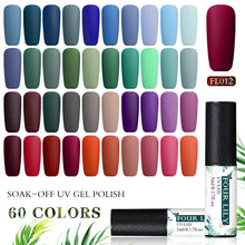 Load image into Gallery viewer, FOURLILY 5ML Gel Nail Polish Matte Top Coat Needed Soak Off Manicure UV Gel Varnish DIY Nail Art Manicure Lacquer