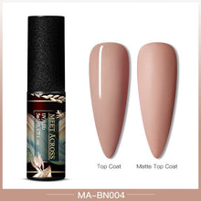 Load image into Gallery viewer, MEET ACROSS Color UV Gel Nail Polish Matte Effect Nail Gel Need Matte Top Coat Soak Off Nail Art Gel Varnish Lacquer Manicure