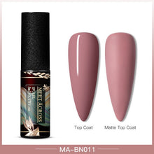 Load image into Gallery viewer, MEET ACROSS Color UV Gel Nail Polish Matte Effect Nail Gel Need Matte Top Coat Soak Off Nail Art Gel Varnish Lacquer Manicure