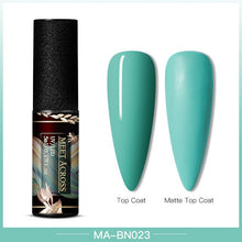 Load image into Gallery viewer, MEET ACROSS Color UV Gel Nail Polish Matte Effect Nail Gel Need Matte Top Coat Soak Off Nail Art Gel Varnish Lacquer Manicure