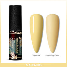 Load image into Gallery viewer, MEET ACROSS Color UV Gel Nail Polish Matte Effect Nail Gel Need Matte Top Coat Soak Off Nail Art Gel Varnish Lacquer Manicure