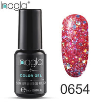 Load image into Gallery viewer, Inagla Nail Polish 8ml Diamond Series Varnish Glitter Nail Art Lacquer Polish Hybrid Varnish Gel Polish 108 UV Color Gel Vernis