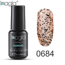 Load image into Gallery viewer, Inagla Nail Polish 8ml Diamond Series Varnish Glitter Nail Art Lacquer Polish Hybrid Varnish Gel Polish 108 UV Color Gel Vernis