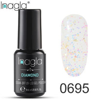 Load image into Gallery viewer, Inagla Nail Polish 8ml Diamond Series Varnish Glitter Nail Art Lacquer Polish Hybrid Varnish Gel Polish 108 UV Color Gel Vernis
