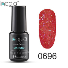 Load image into Gallery viewer, Inagla Nail Polish 8ml Diamond Series Varnish Glitter Nail Art Lacquer Polish Hybrid Varnish Gel Polish 108 UV Color Gel Vernis