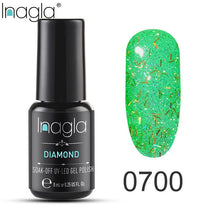 Load image into Gallery viewer, Inagla Nail Polish 8ml Diamond Series Varnish Glitter Nail Art Lacquer Polish Hybrid Varnish Gel Polish 108 UV Color Gel Vernis