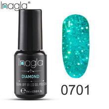 Load image into Gallery viewer, Inagla Nail Polish 8ml Diamond Series Varnish Glitter Nail Art Lacquer Polish Hybrid Varnish Gel Polish 108 UV Color Gel Vernis