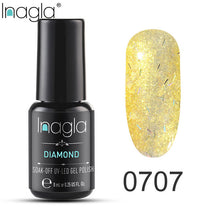 Load image into Gallery viewer, Inagla Nail Polish 8ml Diamond Series Varnish Glitter Nail Art Lacquer Polish Hybrid Varnish Gel Polish 108 UV Color Gel Vernis