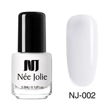 Load image into Gallery viewer, NEE JOLIE Summer Glitter Nail Polish 3.5ML Ordinary Nail Lacquer Mirror Effect Fast Dry Polish Varnish for Nail Art Decorations