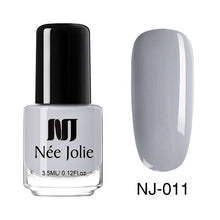 Load image into Gallery viewer, NEE JOLIE Summer Glitter Nail Polish 3.5ML Ordinary Nail Lacquer Mirror Effect Fast Dry Polish Varnish for Nail Art Decorations