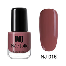 Load image into Gallery viewer, NEE JOLIE Summer Glitter Nail Polish 3.5ML Ordinary Nail Lacquer Mirror Effect Fast Dry Polish Varnish for Nail Art Decorations