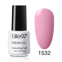 Load image into Gallery viewer, Elite99 Nail Gel Polish 7ML Hybrid Nail Art Semi Permanent gel varnishes Soak Off Top White Gel Lacquer Nail Art Lacquer Polish