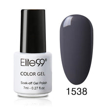 Load image into Gallery viewer, Elite99 Nail Gel Polish 7ML Hybrid Nail Art Semi Permanent gel varnishes Soak Off Top White Gel Lacquer Nail Art Lacquer Polish