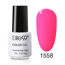 Load image into Gallery viewer, Elite99 Nail Gel Polish 7ML Hybrid Nail Art Semi Permanent gel varnishes Soak Off Top White Gel Lacquer Nail Art Lacquer Polish