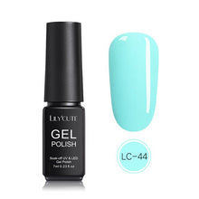 Load image into Gallery viewer, LILYCUTE Nail Art Gel 7ML Pure Nail Color UV LED Gel Nail Polish Long-lasting Macaron Soak off Varnish Gel Lacquer Nail Art DIY