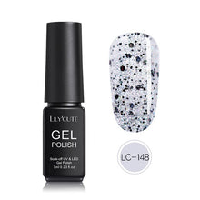 Load image into Gallery viewer, LILYCUTE Nail Art Gel 7ML Pure Nail Color UV LED Gel Nail Polish Long-lasting Macaron Soak off Varnish Gel Lacquer Nail Art DIY