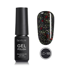 Load image into Gallery viewer, LILYCUTE Nail Art Gel 7ML Pure Nail Color UV LED Gel Nail Polish Long-lasting Macaron Soak off Varnish Gel Lacquer Nail Art DIY