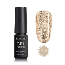 Load image into Gallery viewer, LILYCUTE Nail Art Gel 7ML Pure Nail Color UV LED Gel Nail Polish Long-lasting Macaron Soak off Varnish Gel Lacquer Nail Art DIY