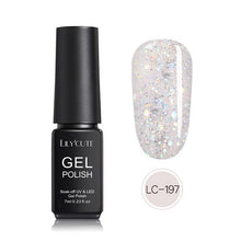 Load image into Gallery viewer, LILYCUTE Nail Art Gel 7ML Pure Nail Color UV LED Gel Nail Polish Long-lasting Macaron Soak off Varnish Gel Lacquer Nail Art DIY