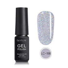Load image into Gallery viewer, LILYCUTE Nail Art Gel 7ML Pure Nail Color UV LED Gel Nail Polish Long-lasting Macaron Soak off Varnish Gel Lacquer Nail Art DIY