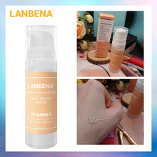 Load image into Gallery viewer, Lanbena Vitamin C Makeup Base Essence Primer Face Serum Shrink Pores Moisturizing Whitening Make Up Beauty Cosmetic Skin Care