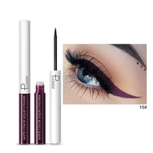 Load image into Gallery viewer, 15 Color Long Lasting Liquid Eyeliner Makeup Waterproof Fast Dry Liquid Eyeliner Matte Multicolor Eye Liner TSLM1