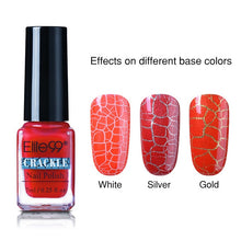 Load image into Gallery viewer, Elite99 7ml Soak Off Crackle Nail Polish Perfect Cracking Nail Lacquer Primer Quick Drying DIY Beauty Nail Art Tools