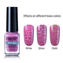 Load image into Gallery viewer, Elite99 7ml Soak Off Crackle Nail Polish Perfect Cracking Nail Lacquer Primer Quick Drying DIY Beauty Nail Art Tools