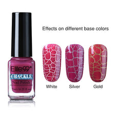 Load image into Gallery viewer, Elite99 7ml Soak Off Crackle Nail Polish Perfect Cracking Nail Lacquer Primer Quick Drying DIY Beauty Nail Art Tools