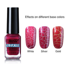 Load image into Gallery viewer, Elite99 7ml Soak Off Crackle Nail Polish Perfect Cracking Nail Lacquer Primer Quick Drying DIY Beauty Nail Art Tools