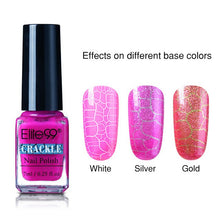 Load image into Gallery viewer, Elite99 7ml Soak Off Crackle Nail Polish Perfect Cracking Nail Lacquer Primer Quick Drying DIY Beauty Nail Art Tools