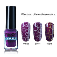 Load image into Gallery viewer, Elite99 7ml Soak Off Crackle Nail Polish Perfect Cracking Nail Lacquer Primer Quick Drying DIY Beauty Nail Art Tools