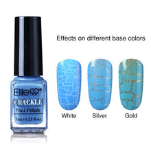 Load image into Gallery viewer, Elite99 7ml Soak Off Crackle Nail Polish Perfect Cracking Nail Lacquer Primer Quick Drying DIY Beauty Nail Art Tools