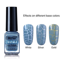 Load image into Gallery viewer, Elite99 7ml Soak Off Crackle Nail Polish Perfect Cracking Nail Lacquer Primer Quick Drying DIY Beauty Nail Art Tools