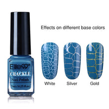 Load image into Gallery viewer, Elite99 7ml Soak Off Crackle Nail Polish Perfect Cracking Nail Lacquer Primer Quick Drying DIY Beauty Nail Art Tools