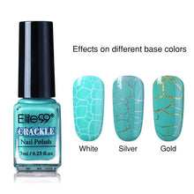 Load image into Gallery viewer, Elite99 7ml Soak Off Crackle Nail Polish Perfect Cracking Nail Lacquer Primer Quick Drying DIY Beauty Nail Art Tools