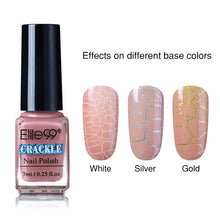 Load image into Gallery viewer, Elite99 7ml Soak Off Crackle Nail Polish Perfect Cracking Nail Lacquer Primer Quick Drying DIY Beauty Nail Art Tools