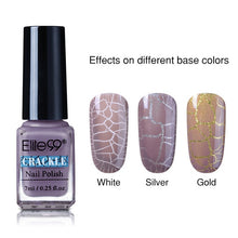 Load image into Gallery viewer, Elite99 7ml Soak Off Crackle Nail Polish Perfect Cracking Nail Lacquer Primer Quick Drying DIY Beauty Nail Art Tools