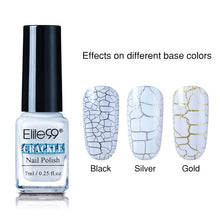 Load image into Gallery viewer, Elite99 7ml Soak Off Crackle Nail Polish Perfect Cracking Nail Lacquer Primer Quick Drying DIY Beauty Nail Art Tools