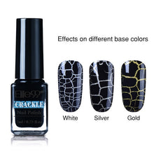 Load image into Gallery viewer, Elite99 7ml Soak Off Crackle Nail Polish Perfect Cracking Nail Lacquer Primer Quick Drying DIY Beauty Nail Art Tools