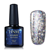 Load image into Gallery viewer, HNM 10ML Starry Bling Nail Polish Varnish Semi Permanent Lacquer Gelpolish 30 Colors Starry Bling Stamping DIY Nail Art