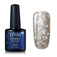 Load image into Gallery viewer, HNM 10ML Starry Bling Nail Polish Varnish Semi Permanent Lacquer Gelpolish 30 Colors Starry Bling Stamping DIY Nail Art